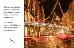 Aleksin jouluvalot Helsingissä joulukuussa 2019